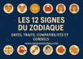 Les 12 signes du zodiaque : Dates, Traits, Compatibilités et Conseils