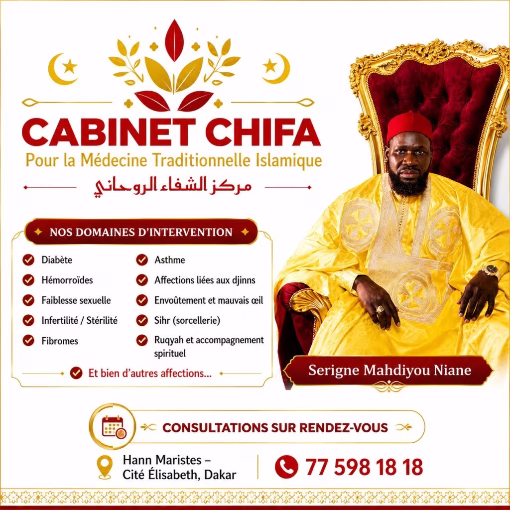 Cabinet Chifa Serigne Mahdiyou NIANE